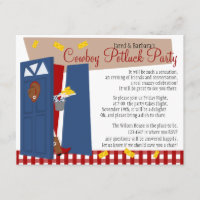 Cowboy Potluck Party