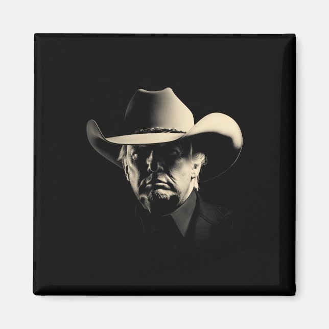 Cowboy-Präsidenten Magnet (Vorne)