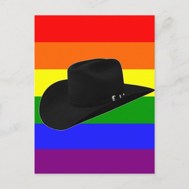 Cowboy Pride Postkarte (Vorderseite)