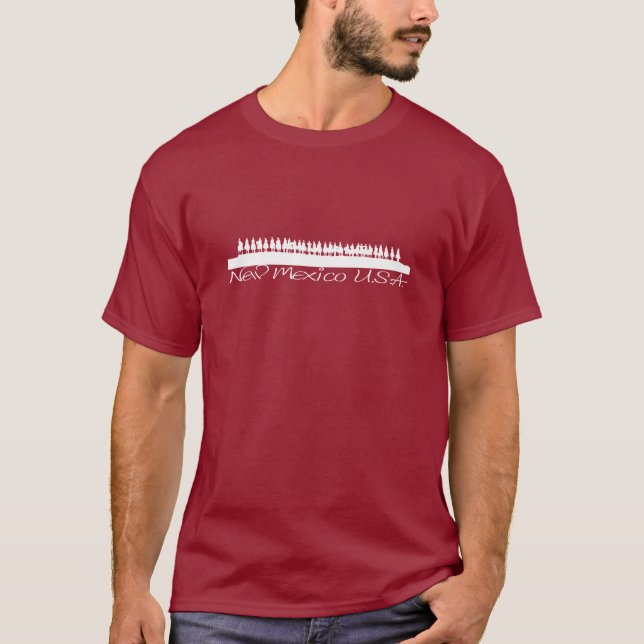 Cowboy Ranch Illustration T-Shirt (Vorderseite)