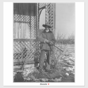 Cowboy Rancher oder kanadischer Gesetzentwurf des Aufkleber