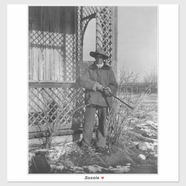 Cowboy Rancher oder kanadischer Gesetzentwurf des  Aufkleber (Blatt)