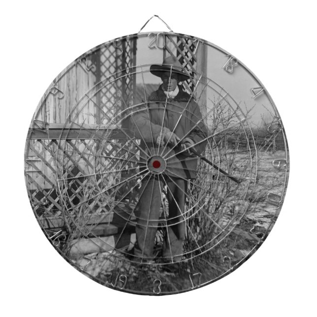 Cowboy Rancher oder kanadischer Gesetzentwurf des  Dartscheibe (vorne)