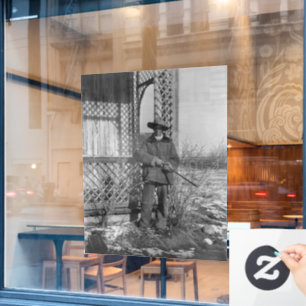 Cowboy Rancher oder kanadischer Gesetzentwurf des Fensteraufkleber