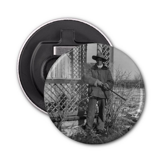 Cowboy Rancher oder kanadischer Gesetzentwurf des  Flaschenöffner (Vorderseite)