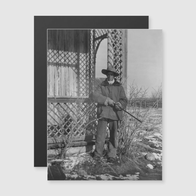 Cowboy Rancher oder kanadischer Gesetzentwurf des  Magnetkarte (Vorne/Hinten)