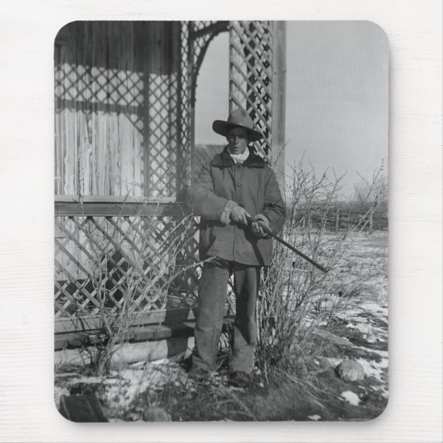 Cowboy Rancher oder kanadischer Gesetzentwurf des  Mousepad (Vorne)