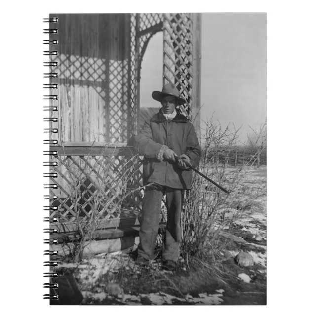 Cowboy Rancher oder kanadischer Gesetzentwurf des  Notizblock (Vorderseite)