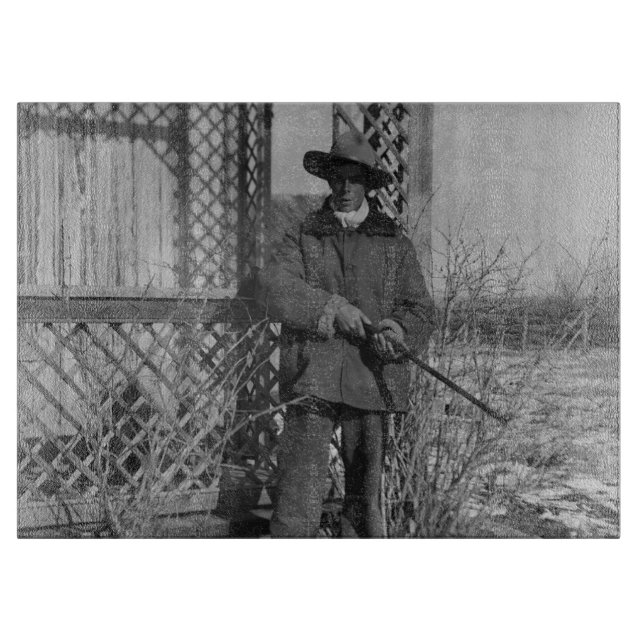 Cowboy Rancher oder kanadischer Gesetzentwurf des  Schneidebrett (Vorderseite)