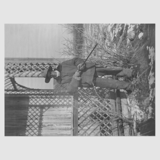 Cowboy Rancher oder kanadischer Gesetzentwurf des  Seidenpapier (Vorderseite)