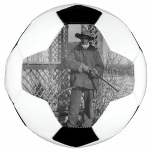 Cowboy-Rancher oder kanadischer Outlaw des alten W Fußball