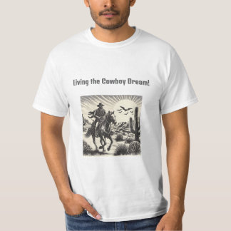 Cowboy Reitpferd T - Shirt
