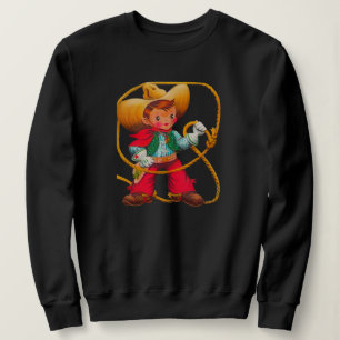 Cowboy Retro Boy Kind Niedlicher Western Sweatshirt