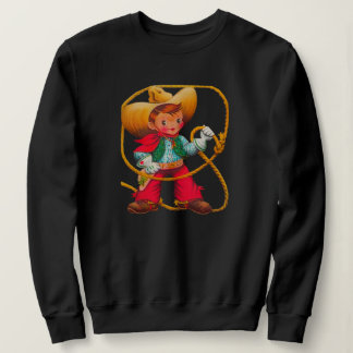 Cowboy Retro Boy Kind Niedlicher Western Sweatshirt