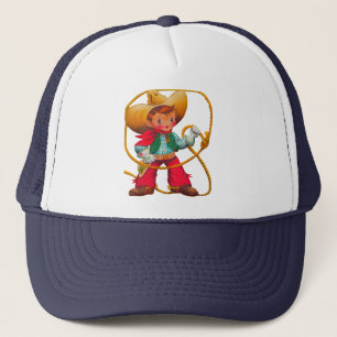 Cowboy Retro Boy Kind Niedlicher Western Truckerkappe