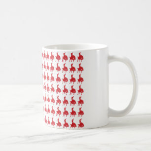 Cowboy-Rider-Flag-T-Shirt Tasse