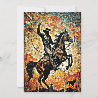 COWBOY RIDING EINLADUNG