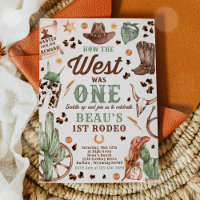 Cowboy Rodeo 1. Geburtstag Wie der Westen eins war