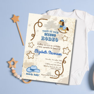 Cowboy-Rodeo-Howdy-Baby-Shower-Sprinkle zur zweite Einladung