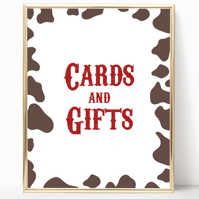 Cowboy Rodeo Western Karten und Geschenke Party Ze Poster (Von Creator hochgeladen)