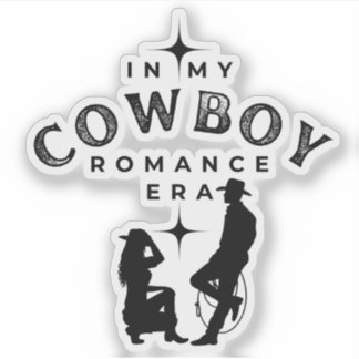 Cowboy Romance Era Romance Reader Aufkleber