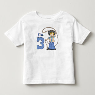 Cowboy Roper 3. Geburtstag Kleinkind T-shirt