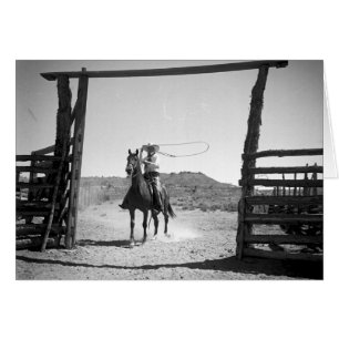 Cowboy roping