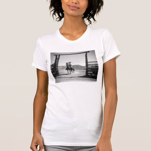 Cowboy roping T-Shirt (Vorderseite)