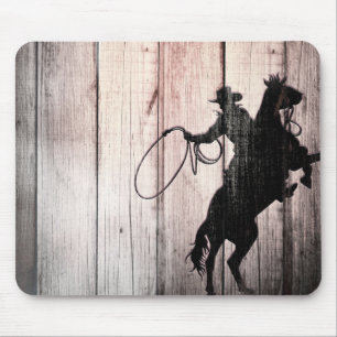 Cowboy-Rustikal-Holzscheune-Land-Wild-West Mousepad