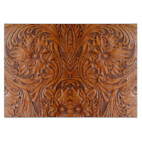 Cowboy Rustikaler Western mit handgefertigtem Lede