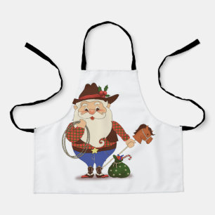 Cowboy Santa Claus Schürze