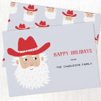 Cowboy Santa Claus Weihnachten