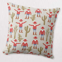 Cowboy Santa Claus Western Christmas Kissen