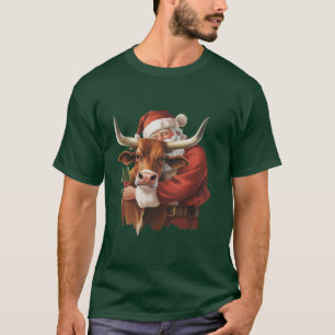 Cowboy-Santa-Western-Roping-Weihnachten-Vintage T-Shirt