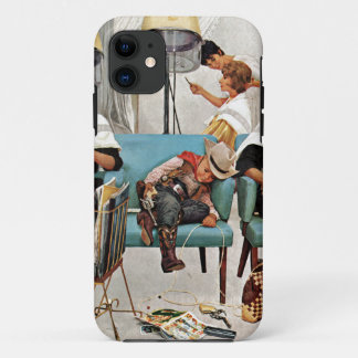 Cowboy schlafend im Schönheits-Salon Case-Mate iPhone Hülle