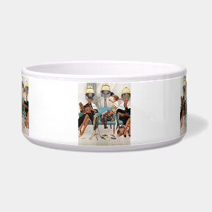 Cowboy schlafend im Schönheits-Salon Napf