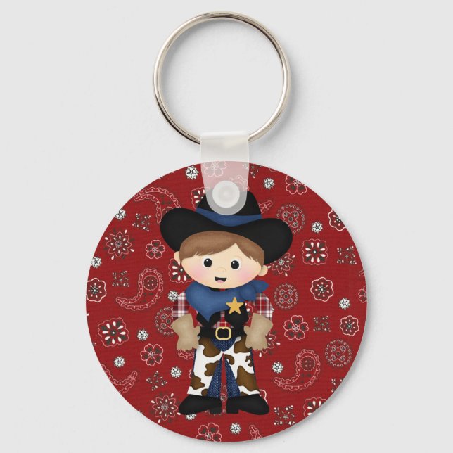 Cowboy Schlüsselanhänger (Vorderseite)
