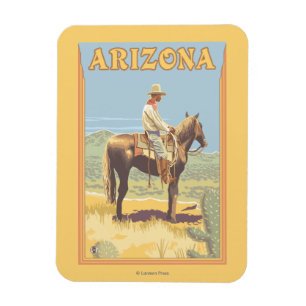 Cowboy (Seitenansicht)Arizona Magnet