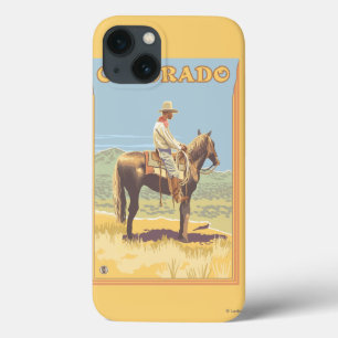 Cowboy (Seitenansicht) Colorado iPhone 13 Hülle