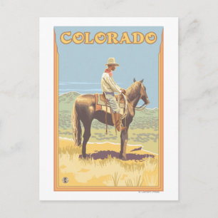 Cowboy (Seitenansicht)Colorado Postkarte