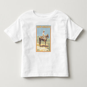 Cowboy (Seitenansicht)New Mexico Kleinkind T-shirt