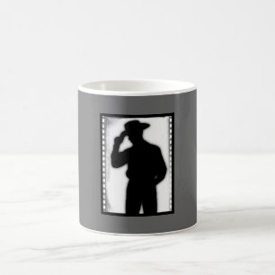 Cowboy-Silhouette Kaffee-Tasse Kaffeetasse