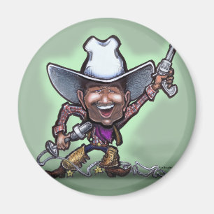 Cowboy singen magnet