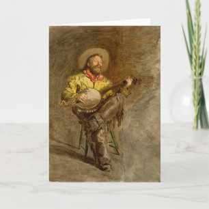 Cowboy Singing Thomas Eakins Karte