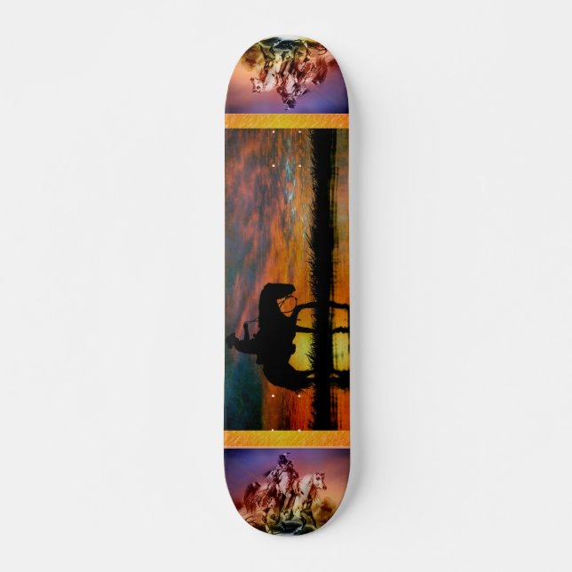Cowboy Skateboard (Vorne)