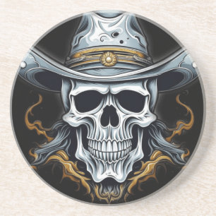 Cowboy Skeleton Getränkeuntersetzer