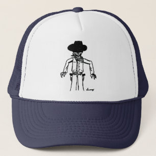 Cowboy Sketch Hat Truckerkappe
