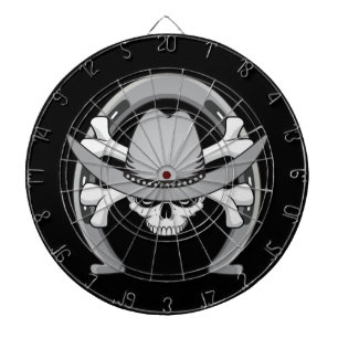 Cowboy Skull Horseshoe Dartscheibe