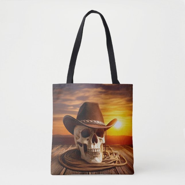 Cowboy Skull mit Lasso (Vorderseite)
