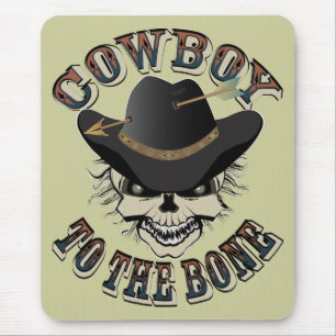 Cowboy Skull Mousepad